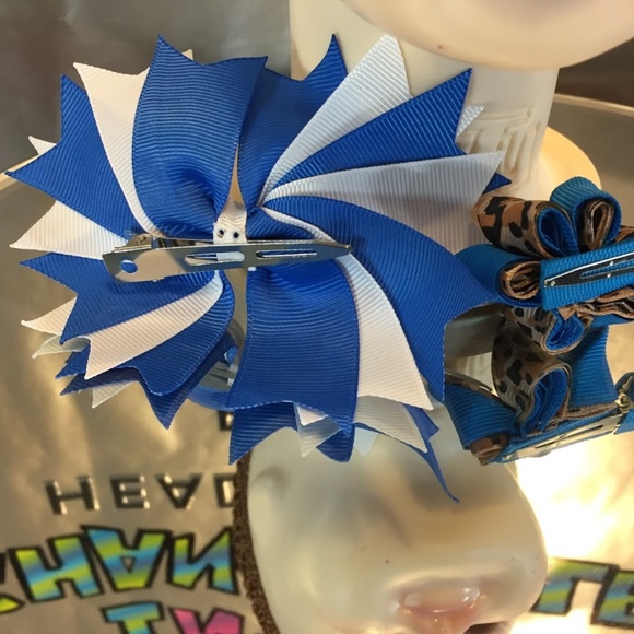 Infants and girls interchangeable headbands & bows - Picture 6 of 8